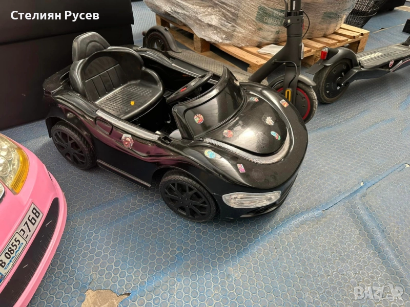 2203 електрическа детска акумулаторна количка / кола / с музика - цена 60лв или 30,68 евро -детето к, снимка 1