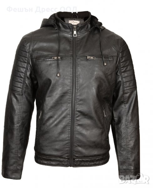 Мъжко зимно кожено яке – P3252, снимка 1