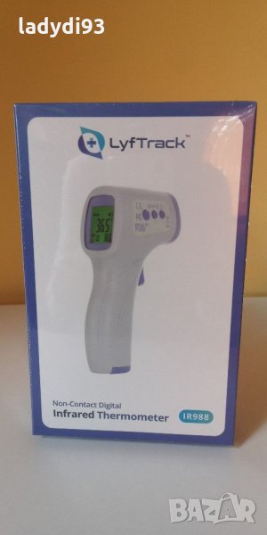Безконтактен термометър LyfTrack IR988, снимка 1