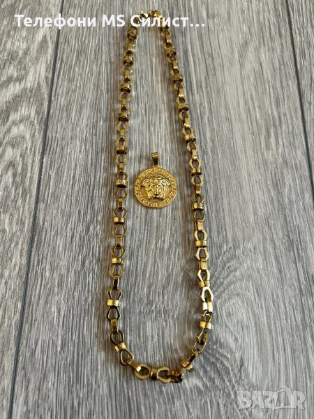 Мъжки ланец Versace висула Медальон, снимка 1