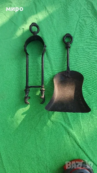 Прибири за камина /медни/1900г, снимка 1