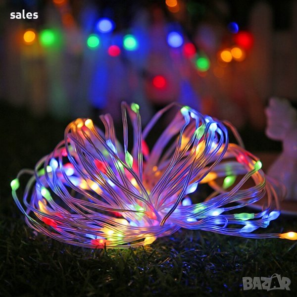 LED ЛАМПИ, ГЕРЛЯНДИ В БОНБОНЕНИ ЦВЕТОВЕ, ПЛОСЪК КАБЕЛ IP67 ЗА ВЪТРЕШНА И ВЪНШНА ДЕКОРАЦИЯ, снимка 1