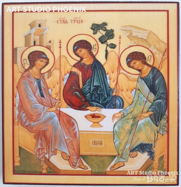 Икона на Светата Троица icona Svetata Troica, снимка 1