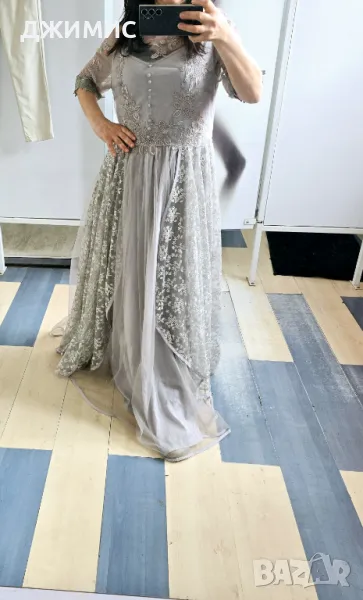 Нова бална рокля, рокля за повод, дантела, номер XL, снимка 1