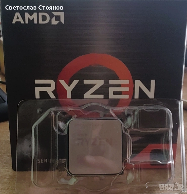 AMD Ryzen 7 3700X (8 ядра / 16 нишки) + стоков охладител, снимка 1