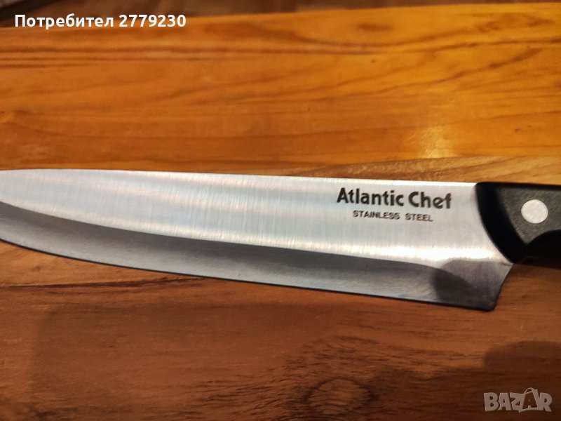 Нож Atlantic Cfef Taiwan -Нов, много масивен , снимка 1
