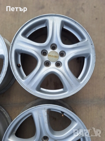 ОРИГИНАЛНИ ДЖАНТИ ЗА СУБАРУ 5Х100Х56.1-16 ЦОЛА, снимка 2 - Гуми и джанти - 51675398