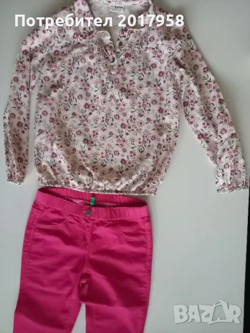 Блуза или дънки 140-146см, снимка 3 - Детски Блузи и туники - 48166170