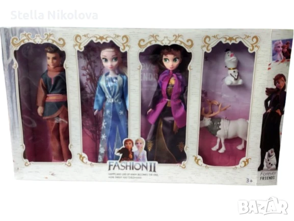 Кукли и герои от Замръзналото кралство, Фрозен, 5бр.