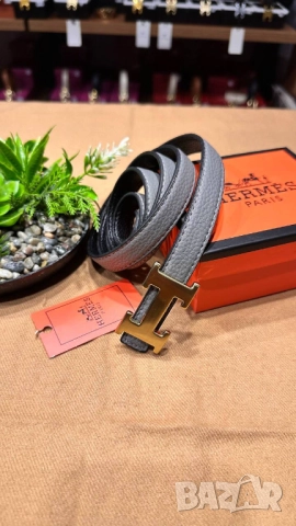 колани от естествена кожа в кутия hermes 2см, снимка 5 - Колани - 52013833