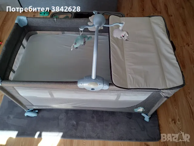 Бебешка кошара Kinderkraft + матрак 