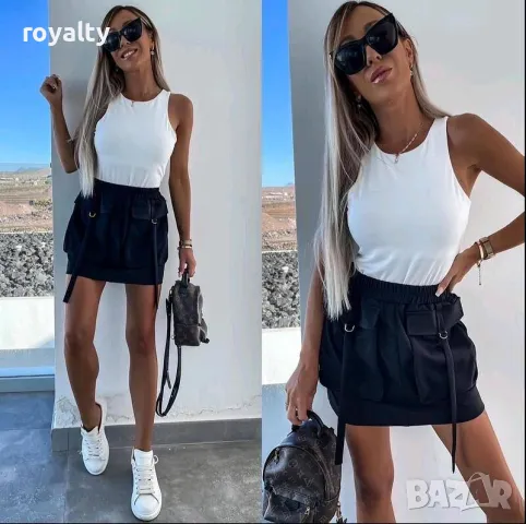 Карго пола Различни цветове , снимка 2 - Поли - 50266729