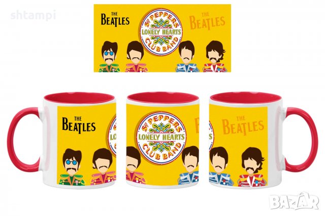 Чаша Beatles 19,Керамична Чаша, Кафе Чай, Игра,Изненада,Подарък,Повод,Празник,Рожден Ден, снимка 5 - Чаши - 38508827