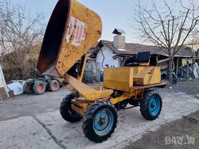 Дъмпер 4х4 20к.с.дизел Ruggerini въртящ леген с хидравлика