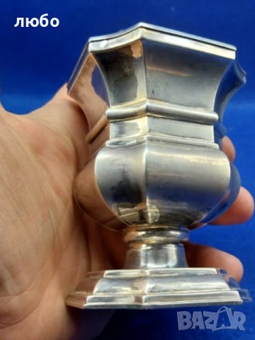 Настолна Сребърна Запалка 0,925 176 гр, снимка 2 - Антикварни и старинни предмети - 44419658