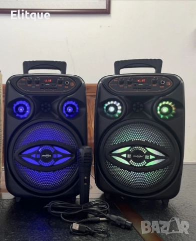 Преносима BluetootAh караоке тонколона 8'' с микрофон GTS-1700