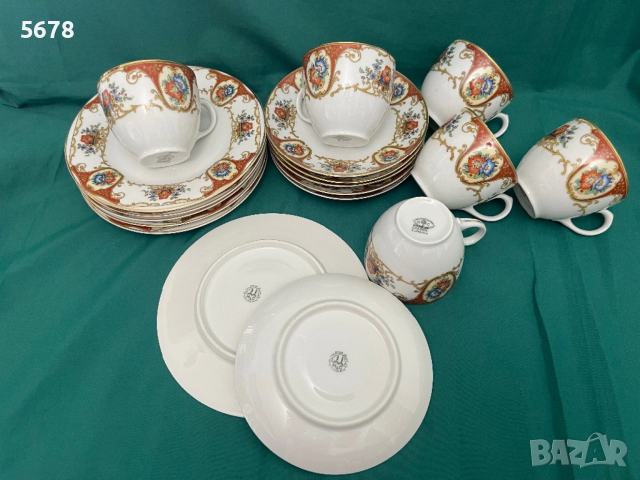 Чешки сервиз за чай, снимка 12 - Сервизи - 53071579