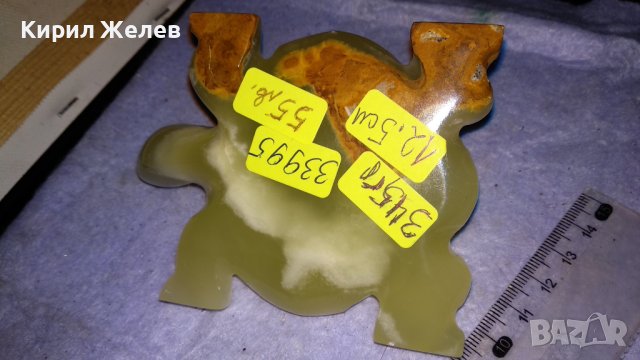 КРАСИВА ГОЛЯМА КОСТЕНУРКА от МРАМОРЕН ОНИКС АРТ ФИГУРКА СТАТУЕТКА МАЙСТОРСКА РЪЧНА ИЗРАБОТКА 33995, снимка 10 - Статуетки - 38927481