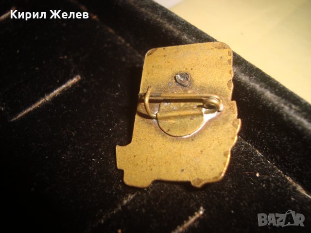 Хр. БОТЕВ ДКМС БРОНЗОВА СТАРА ЦЕННА РЯДКА ЕМАЙЛИРАНА ЗНАЧКА 24869, снимка 2 - Колекции - 34507792