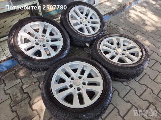 Оригинални джанти за bmw e46 e90 e87 с нови гуми 205 55 16 цола , снимка 3 - Гуми и джанти - 56010809