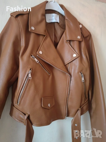 Кожено яке Stradivarius