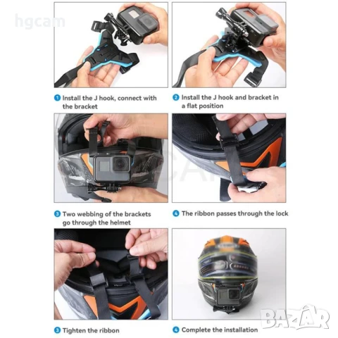 Стойка за Мото Каска за Брада . Quick Chin Mount, снимка 15 - Чанти, стативи, аксесоари - 50487308