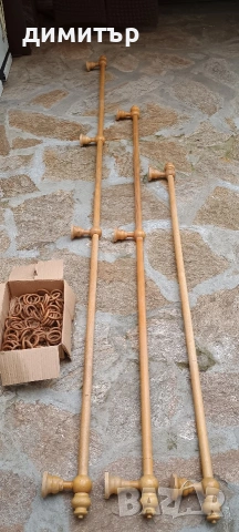 Дървени корнизи струговани!