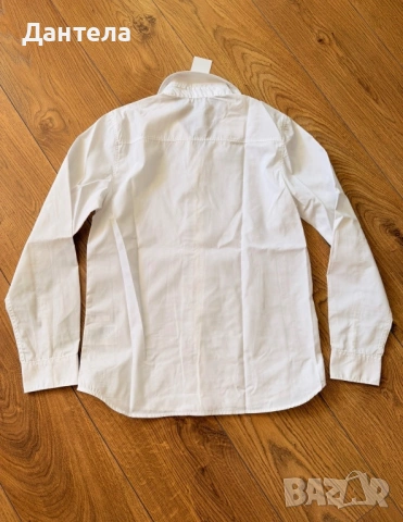 H&M Нова детска бяла риза за момче, снимка 2 - Детски ризи - 54218324