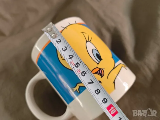 Продавам колекционерска чаша Туити Vintage Tweety Bird Warner Brothers 1999, снимка 3 - Антикварни и старинни предмети - 55709944