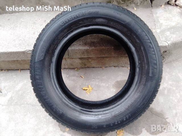 Лятна гума 5,5-6 мм грайфер Мишлен Michelin 195 / 65 / 15 и метална нова джанта 15 инча Опел Зафира