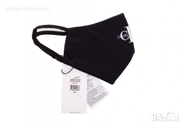 CALVIN KLEIN JEANS Нова Текстилна маска Face Cover Single Mono , снимка 3 - Други - 39198090