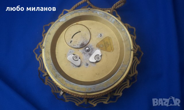 Стенен часовник ГДР DDR FM SONNEBERG vev feinmechanik работещ, снимка 3 - Антикварни и старинни предмети - 35083815