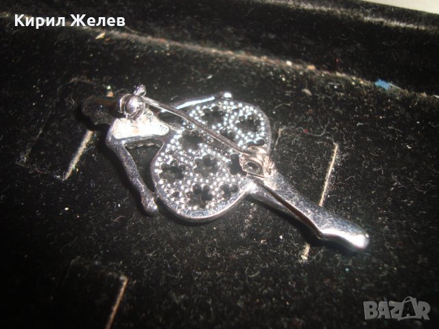 БРОШКА СРЕБРИСТА НЕЖНА БАЛЕРИНКА 12664, снимка 5 - Други - 31263740