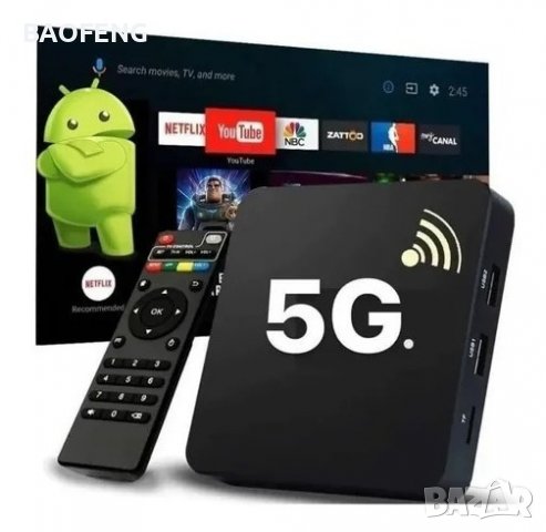**█▬█ █ ▀█▀ Нови 4K Android TV Box 8GB 128GB MXQ PRO Android TV 11 / 9 , wifi play store, netflix 5G, снимка 16 - Приемници и антени - 39361525