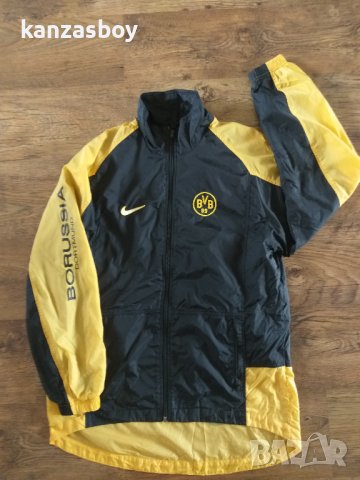 nike vintage borussia dortmund vintage jacket windbreaker - колекционерско ретро горнище, снимка 4 - Спортни дрехи, екипи - 42318664