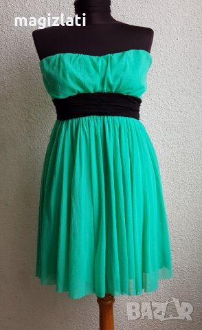 Дамска рокля цвят мента размер С , снимка 4 - Рокли - 29857301