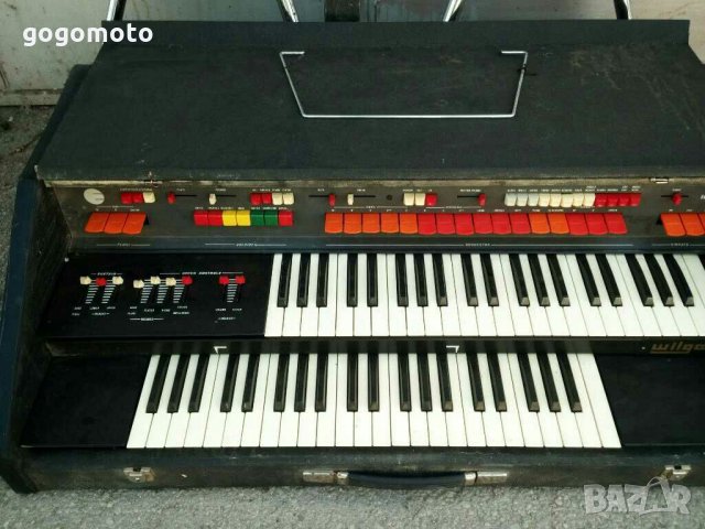 стар, ретро, винтидж професионален електронен синтезатор -орган WILGA, клавир, ел. орган, пиано, снимка 3 - Пиана - 30150553