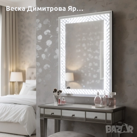 Стилно LED огледало, снимка 2 - Други - 51742555
