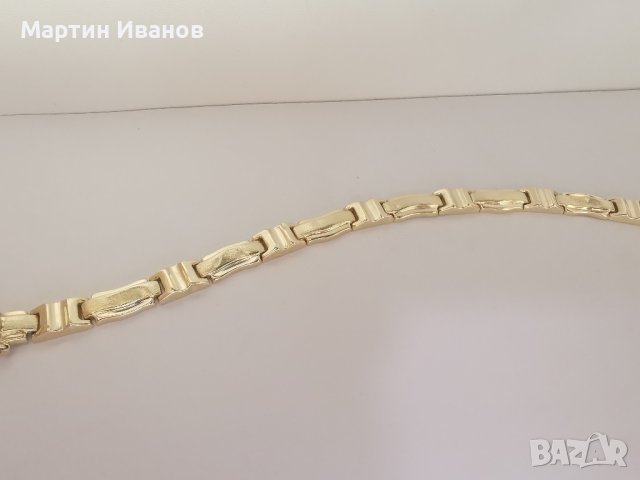 Златна мъжка гривна 2, снимка 6 - Гривни - 42124434