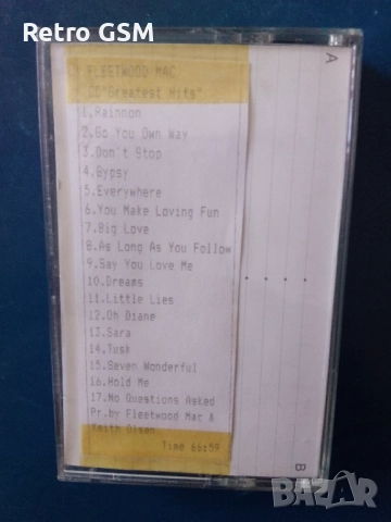 Аудио касета Fleetwood Mac - Greatest Hits, снимка 1
