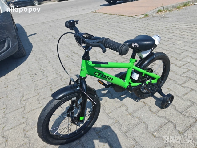 CROSS Велосипед 14" PATROL зелен, снимка 7 - Велосипеди - 54357502