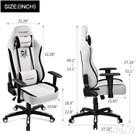 Геймърски стол GT505, снимка 10 - Столове - 42086746