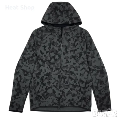 Мъжко горнище Nike Sportswear Tech Fleece Camo Hoodie