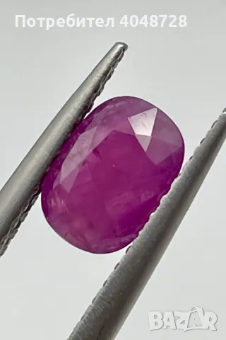 Инвестиционен естествен Сапфир 2.68ct. ALGT Сертификат, снимка 4 - Други - 47378716