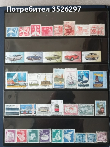 Колекция пощенски марки на тема Воден транспорт и тема Транспорт, снимка 4 - Филателия - 52546237
