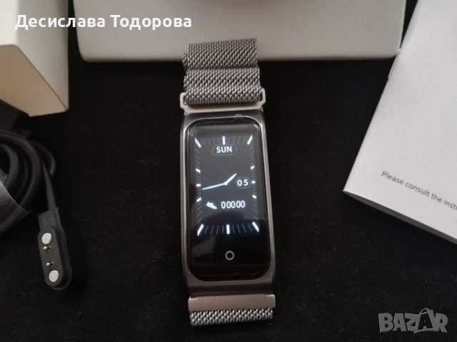 Смарт гривна/ часовник Smart H BAND AK12, снимка 6 - Смарт часовници - 39635264
