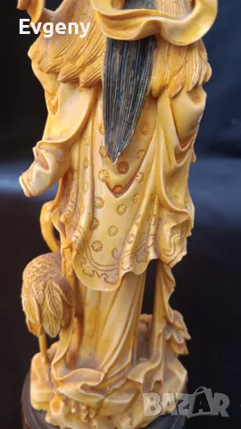 Антична Китайска фигурка,кост, снимка 5 - Антикварни и старинни предмети - 49868711