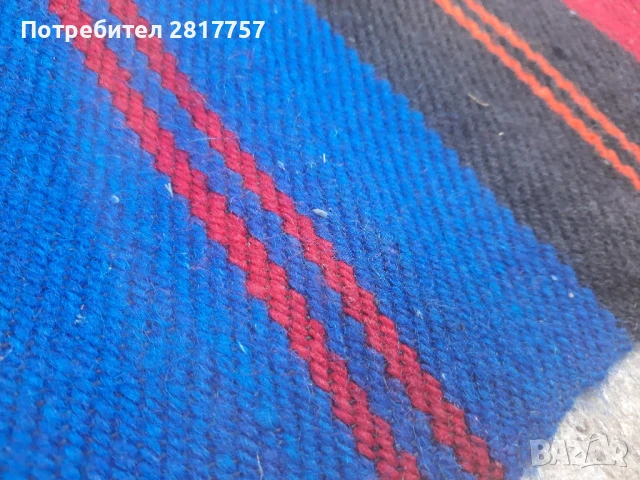 Автентична вълнена черга от миналия век! Нова, снимка 9 - Антикварни и старинни предмети - 51235326