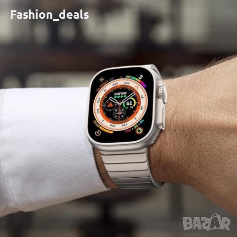 Нова Каишка за Apple Watch за жени и мъже iwatch Неръждаема стомана Подарък, снимка 2 - Каишки за часовници - 42254259