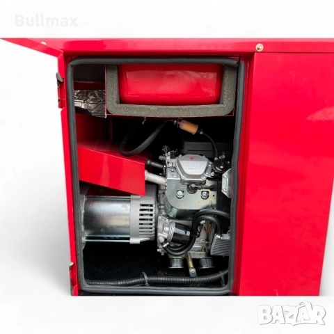 Обезшумен Водоустойчив Генератор за ток Bullmax - 12500LT Монофазен, Преносим, Дигитален Дисплей, 15, снимка 2 - Генератори - 52569878